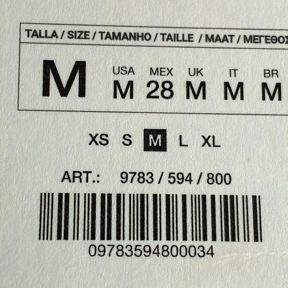 NWT. Zara Black Velvet Fringe and Sequin Mini Dress. Size M. - Picture 5 of 10